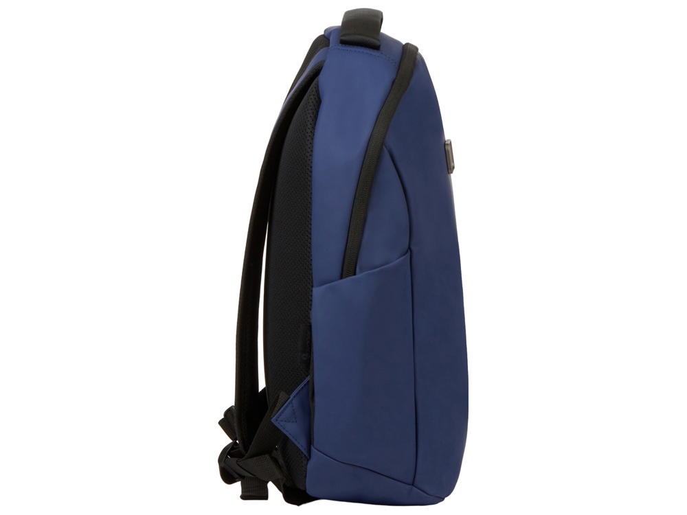 Рюкзак Sofit для ноутбука из экокожи, синий-4