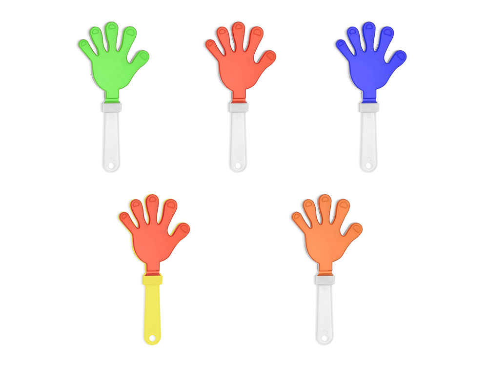 Хлопушка REVEL в форме руки, красный/белый-1