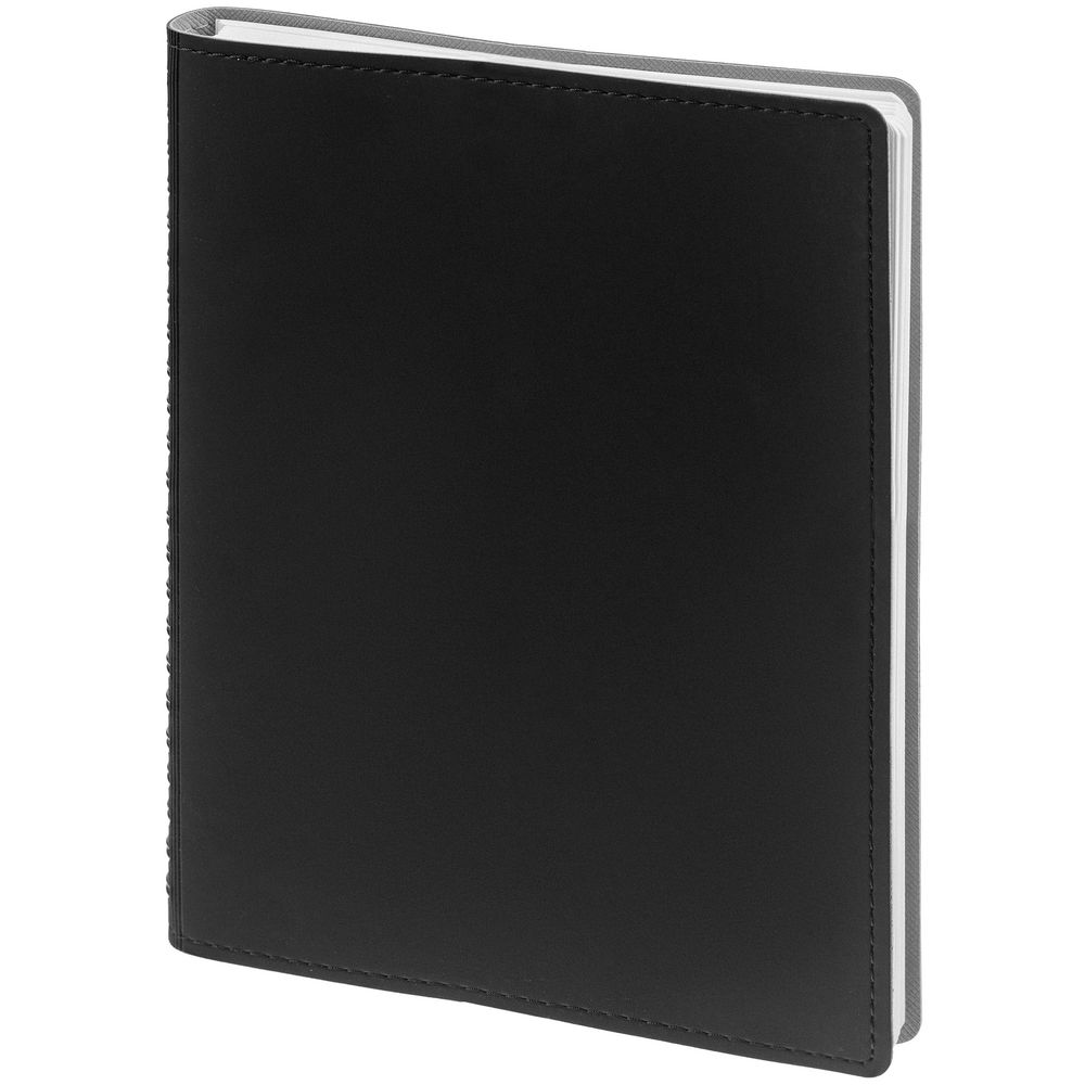 Ежедневник Spring Shall, недатированный, черный с серым-1