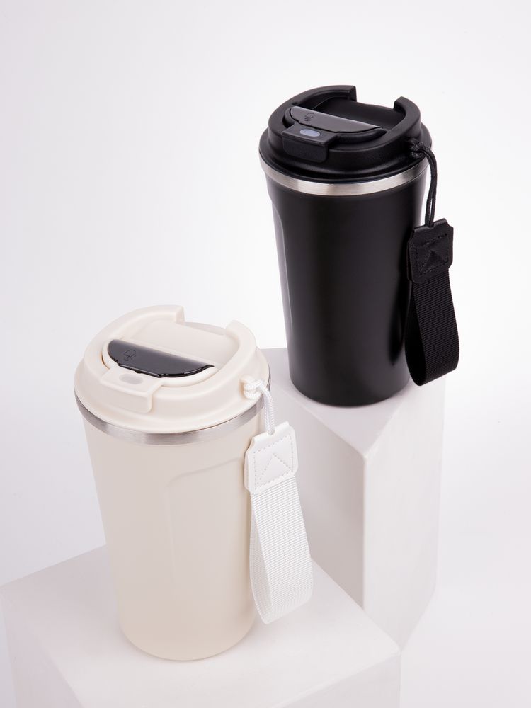 Смарт-стакан с заменяемой батареей tellMug, ver.2, молочно-белый-5