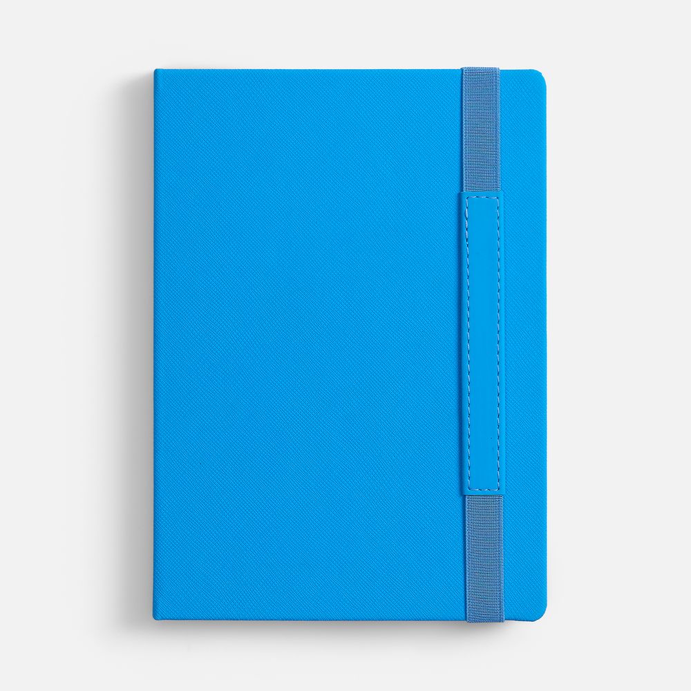 Ежедневник Peel, недатированный, голубой-0