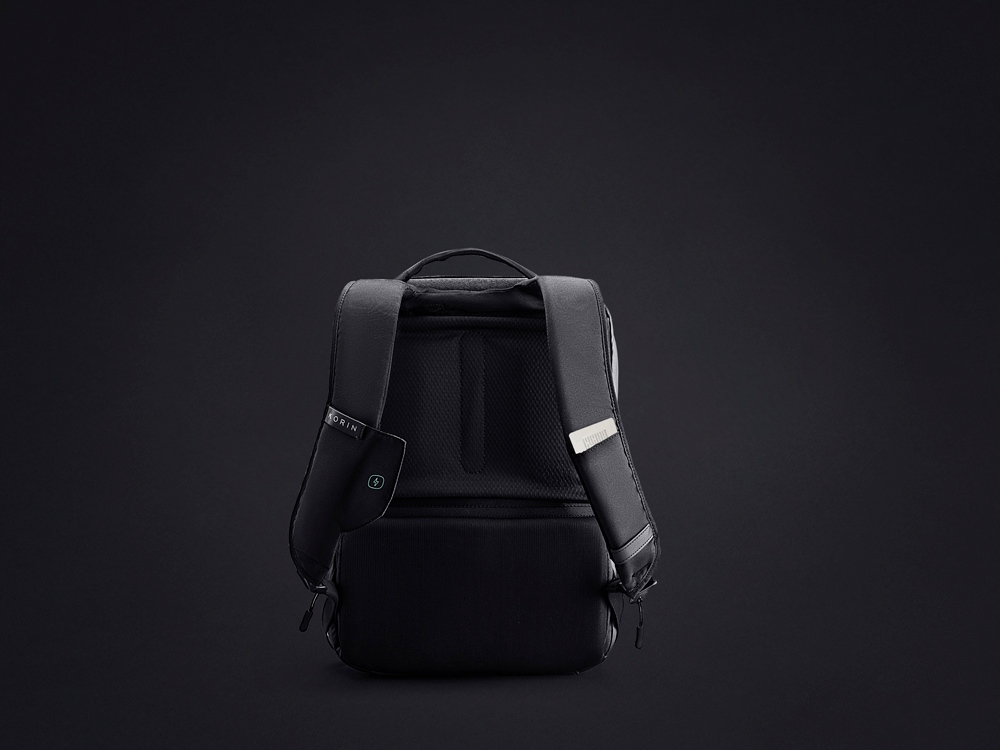 Водостойкий антикражный рюкзак Clickpack для ноутбука 15.6, черный-10
