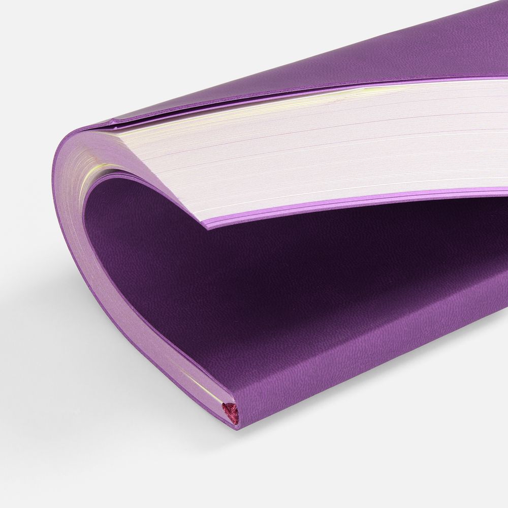 Ежедневник Flat, недатированный, фиолетовый, ver.2-2