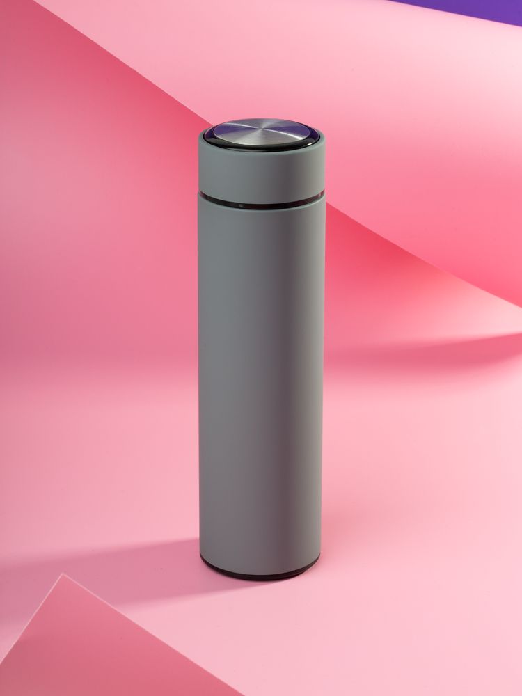 Термос с ситечком Percola, серый-5