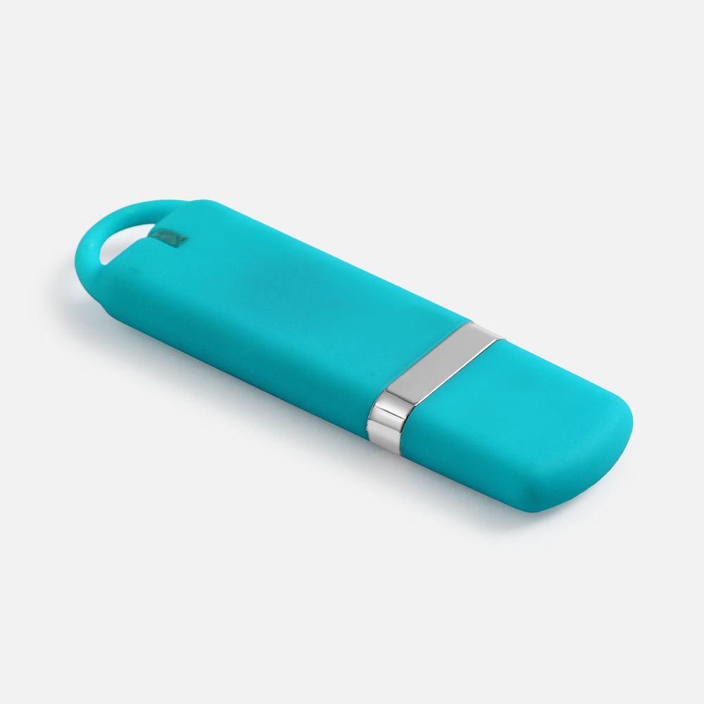 Флешка Memo, 8 Гб, бирюзовая-0