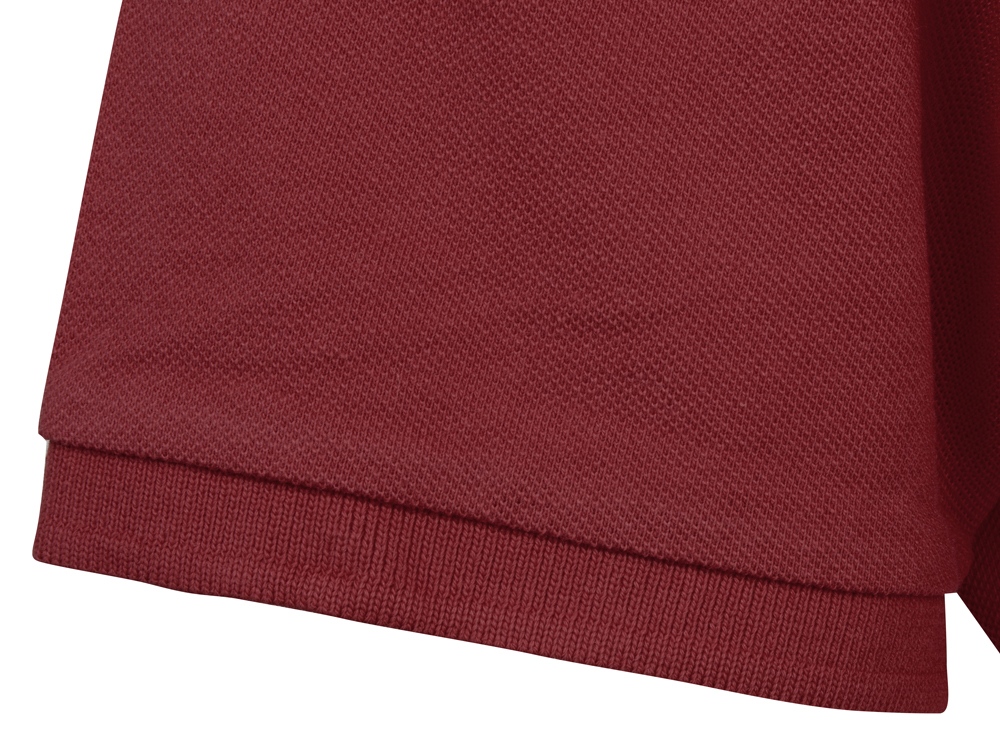 Calgary женская футболка-поло с коротким рукавом, бургунди-4