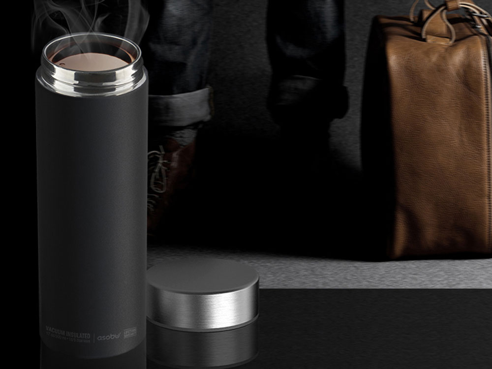 Термос LE BATON, серебристый-9