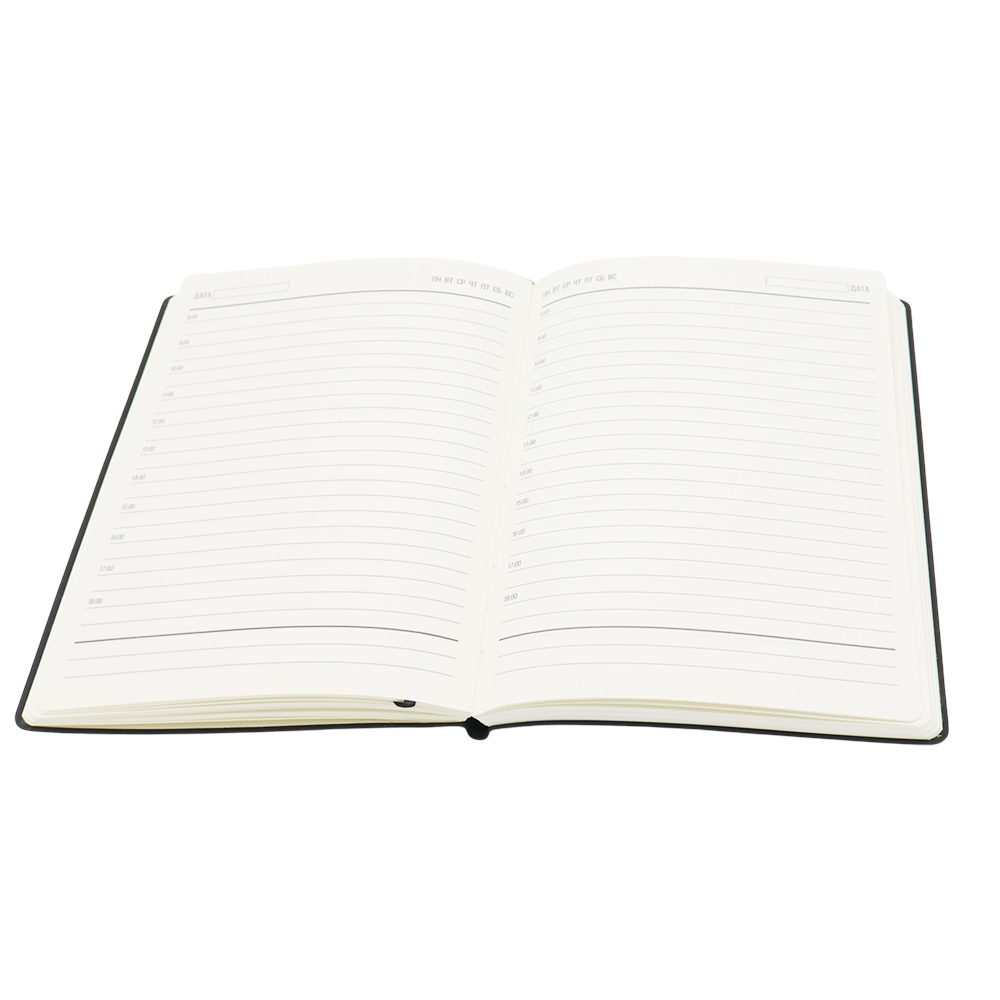 Ежедневник A5 недатированный Equator в мягком переплёте, чёрный-1