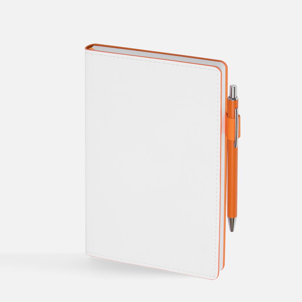 Набор White Shall, бело-оранжевый-2