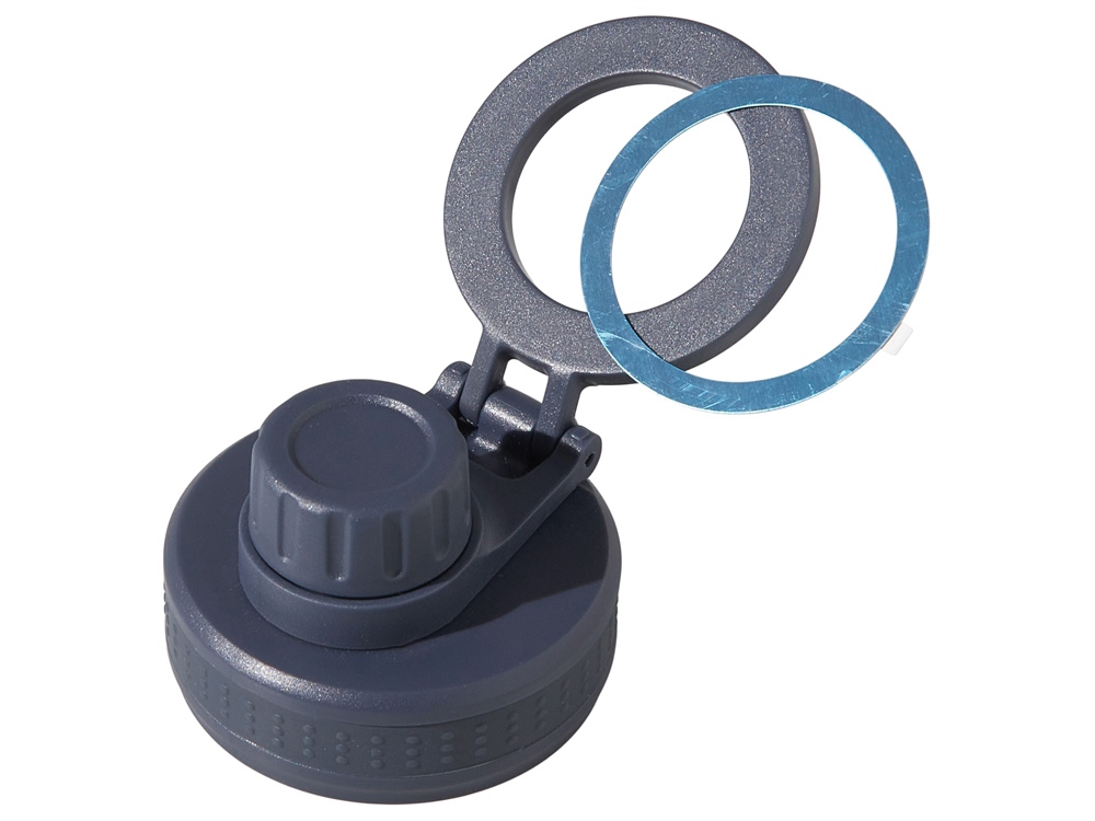 Вакуумная термобутылка с magsafe-держателем INSIDER, 600 мл, синий-4