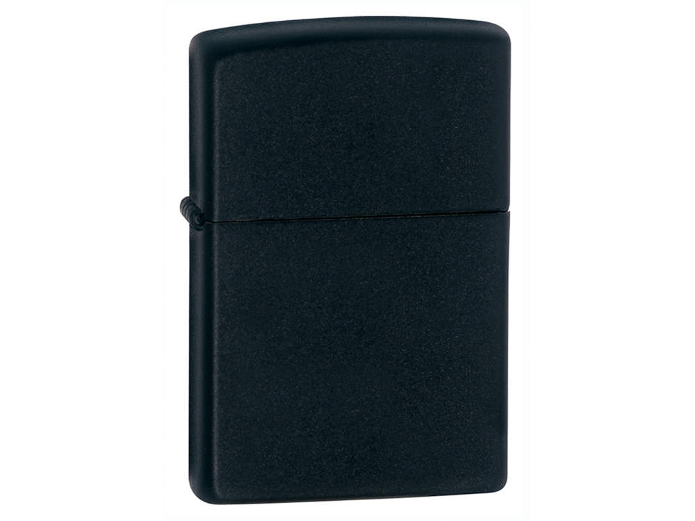 Зажигалка ZIPPO Classic с покрытием Black Matte, латунь/сталь, чёрная, матовая, 38x13x57 мм-0