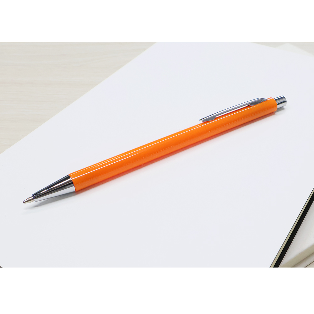 Ручка пластиковая Polly, Оранжевый-1