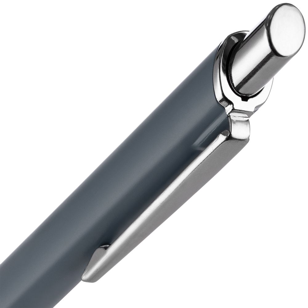 Ручка шариковая Konvent, матовая, серая-2