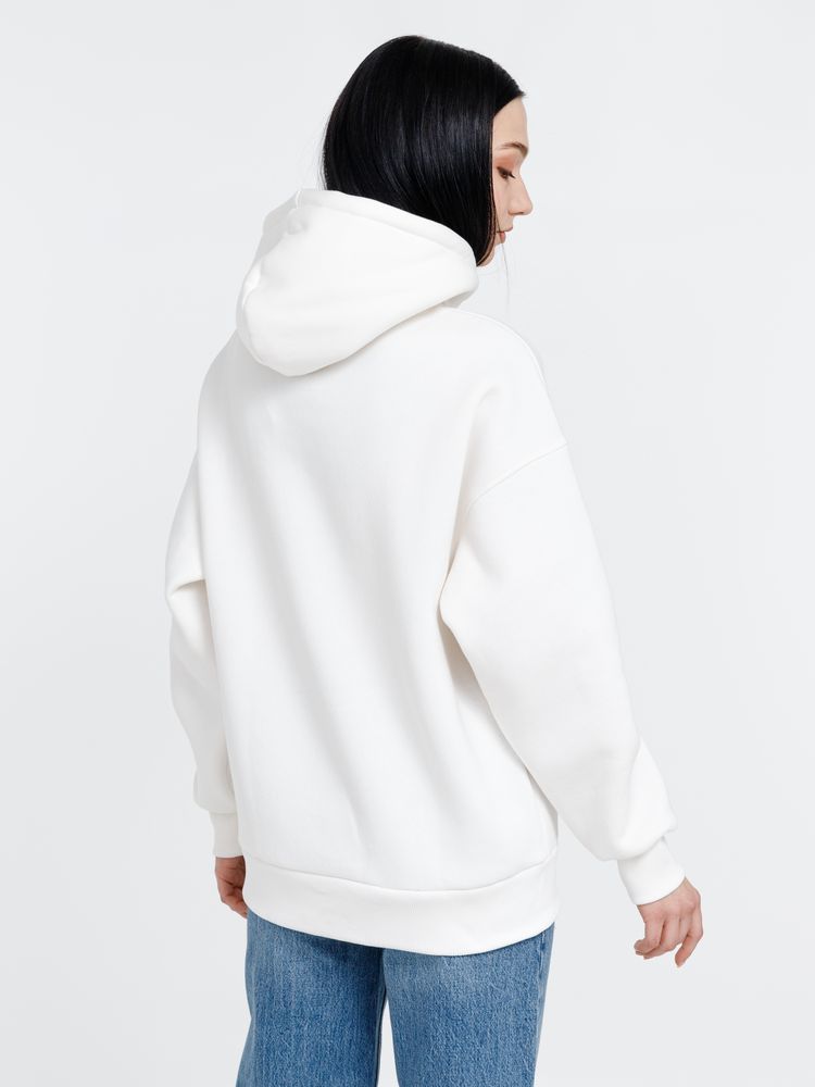 Худи оверсайз унисекс Go Easy, молочно-белое-6