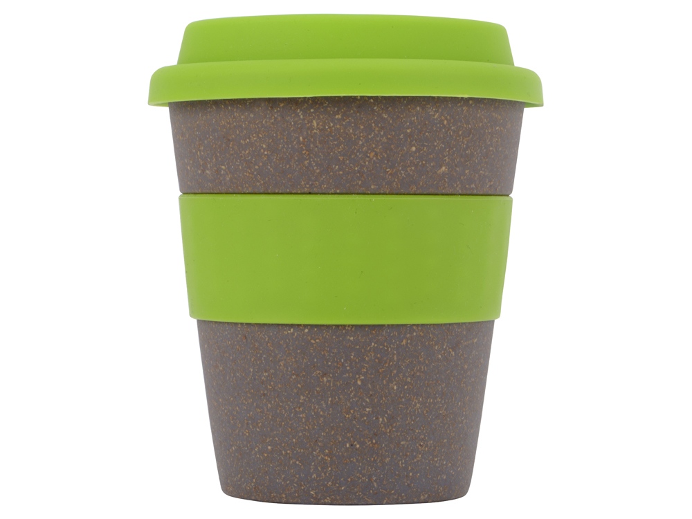 Стакан с силиконовой крышкой Cafe, зеленое яблоко-4