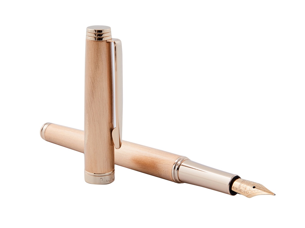Ручка перьевая Pierre Cardin SHINE. Цвет - золотистый. Упаковка B-1-1