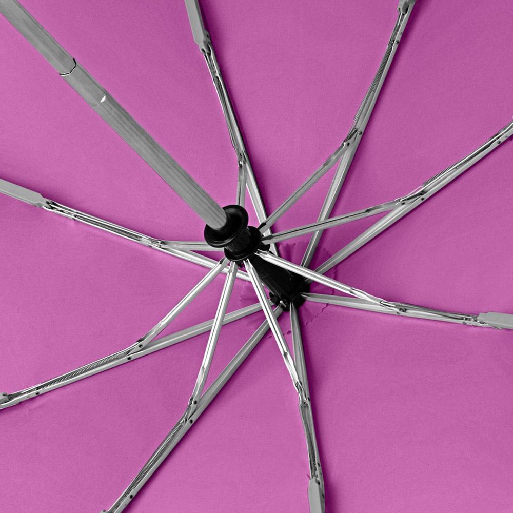 Зонт складной AOC, ярко-розовый-2