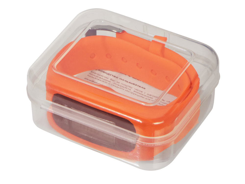 Наручные часы с шагомером Ridley, оранжевый-5