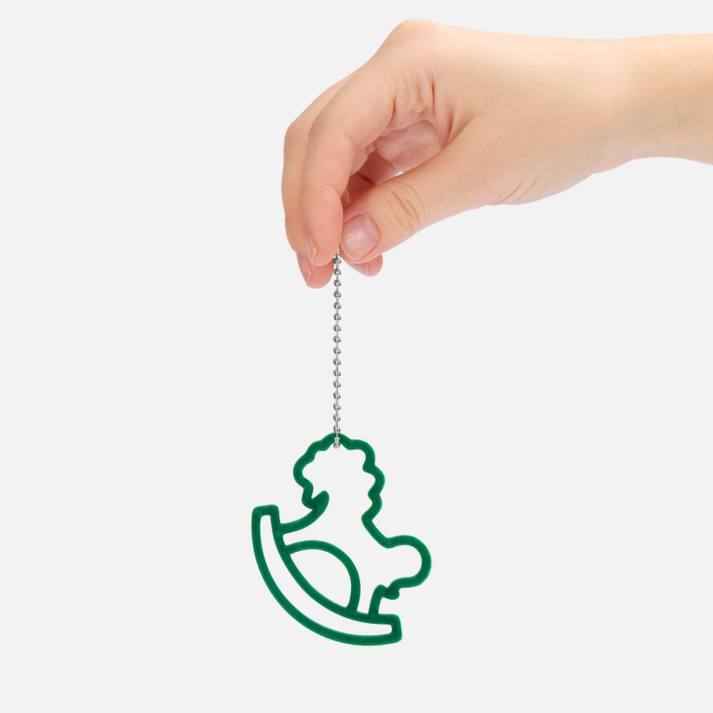 Подвеска «Лошадка-качалка», 3D-печать, зеленая-2