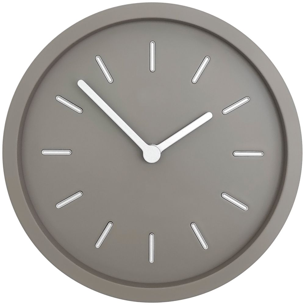 Часы настенные Bronco Sophie, серо-бежевые-0