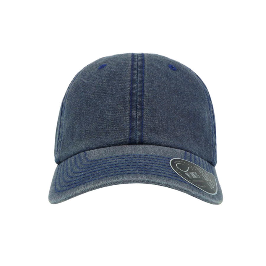 Бейсболка винтажная DIGG, 6 клиньев, металлическая застежка, темно-синий-7