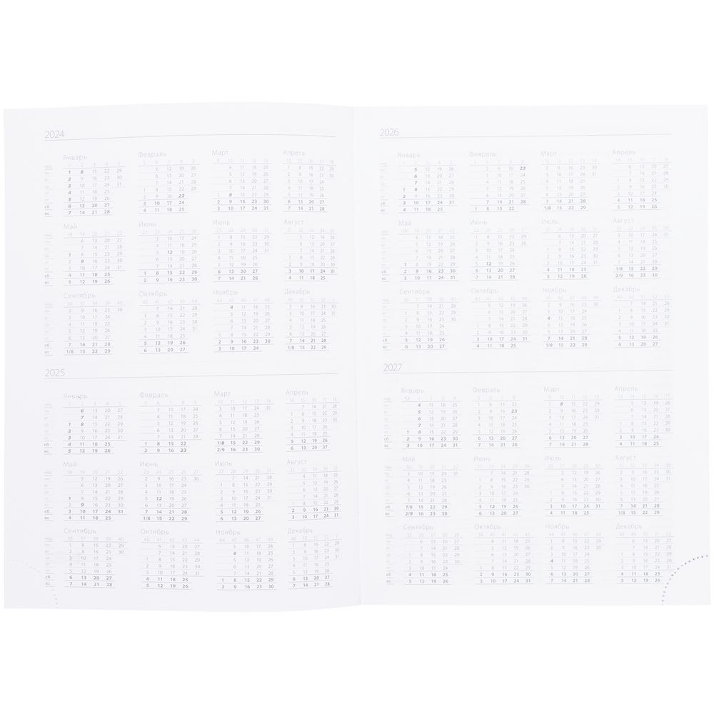 Ежедневник Favor Metal, недатированный, фиолетовый-4