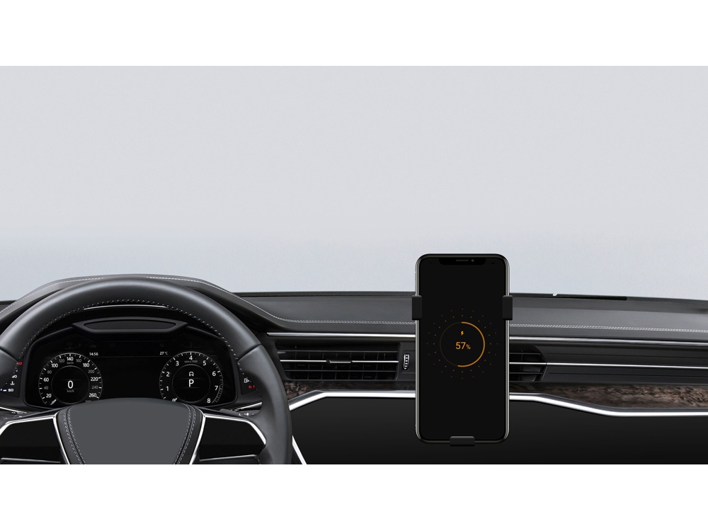 Беспроводное зарядное устройство  Rombica NEO Clip, черный-8