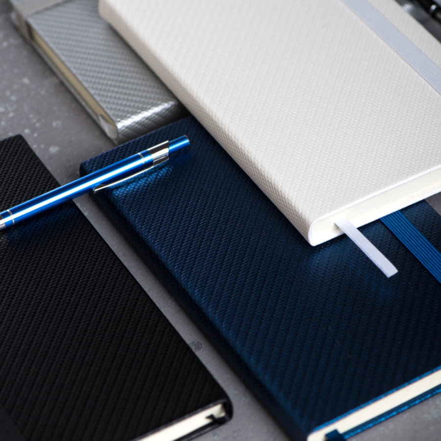 Ежедневник недатированный BARRY, формат А5, бирюзовый-4