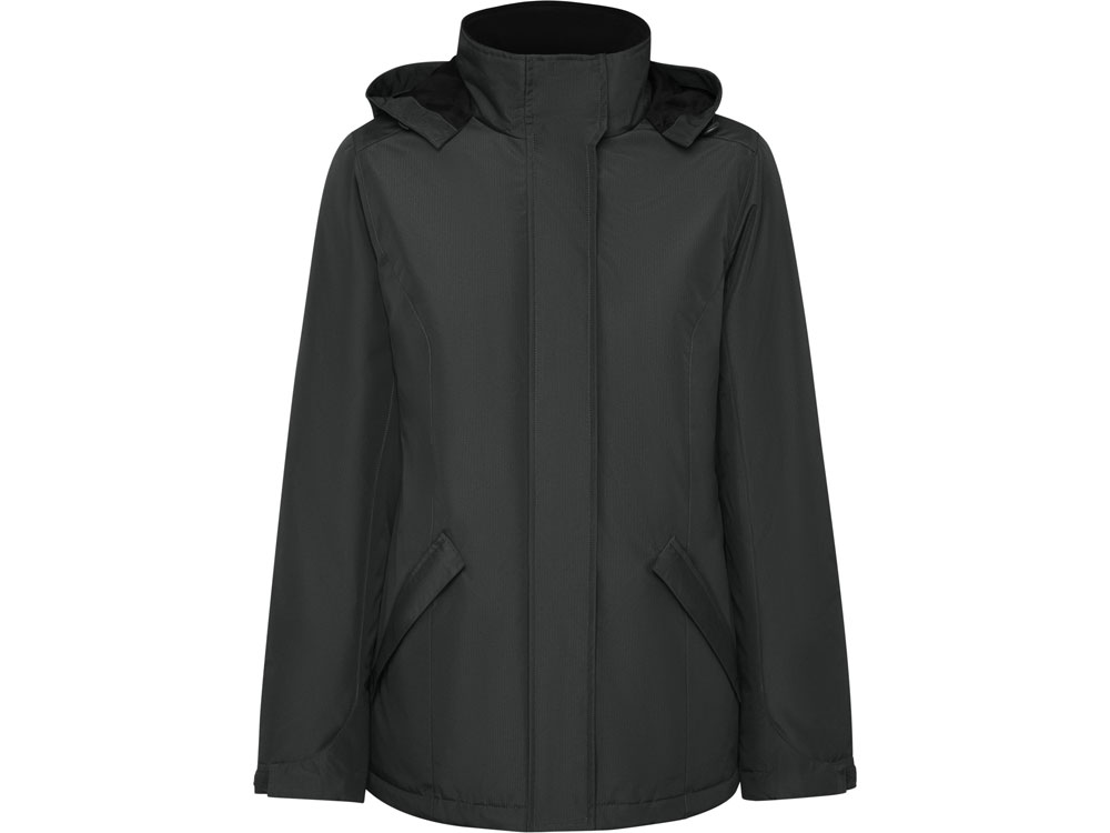 Парка утепленная America женская, графитовый-0