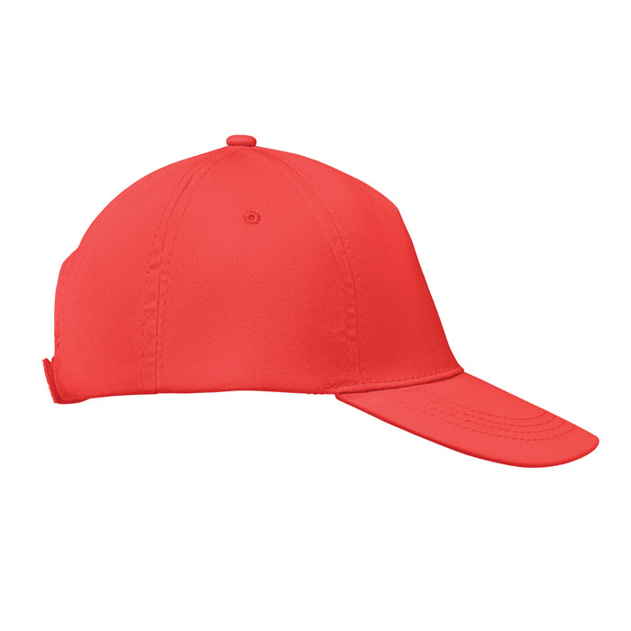 5 panel baseball cap, красный-2