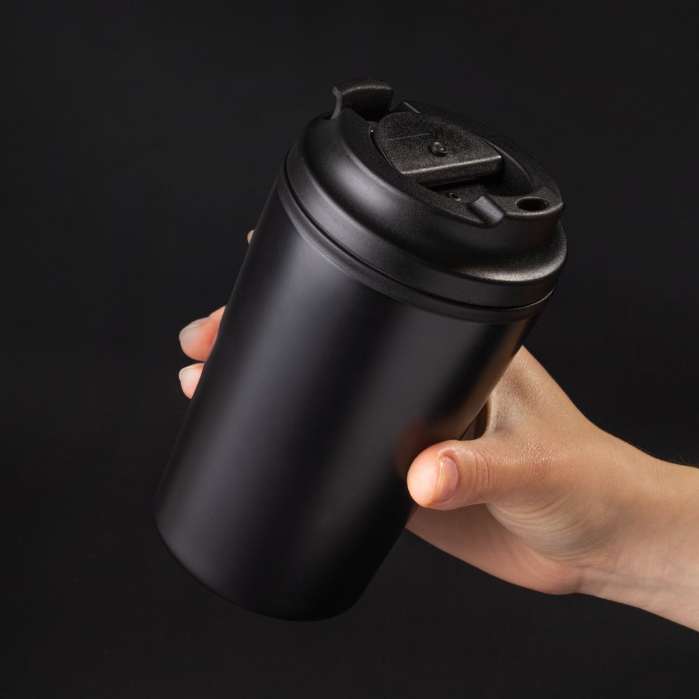 Термостакан Kuppi, черный-4