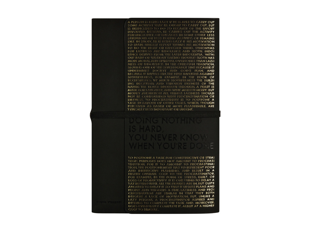 Ежедневник недатированный А5 Bilbao, черный-1