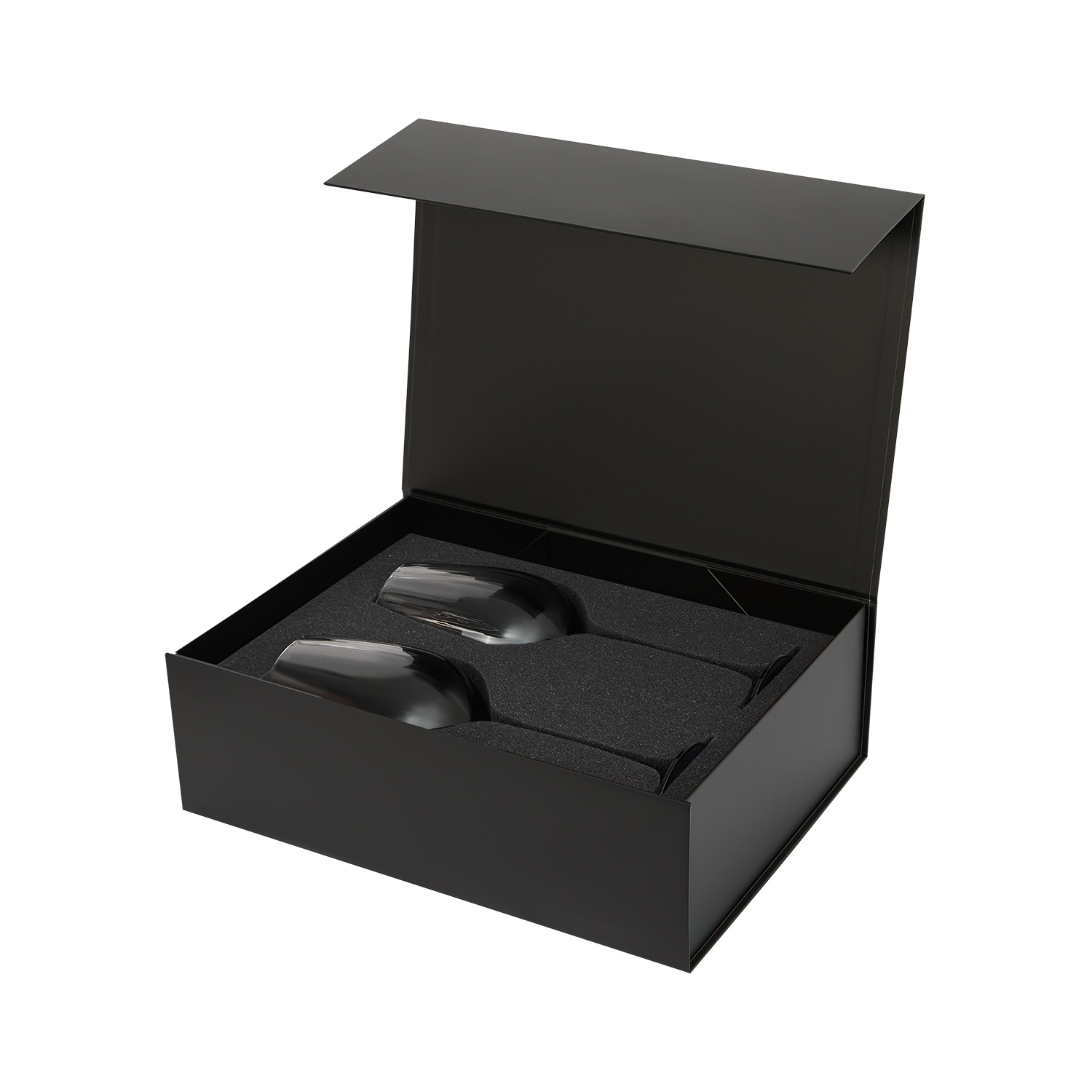 Подарочный набор 2 бокала для вина Mancera в черной коробке-2