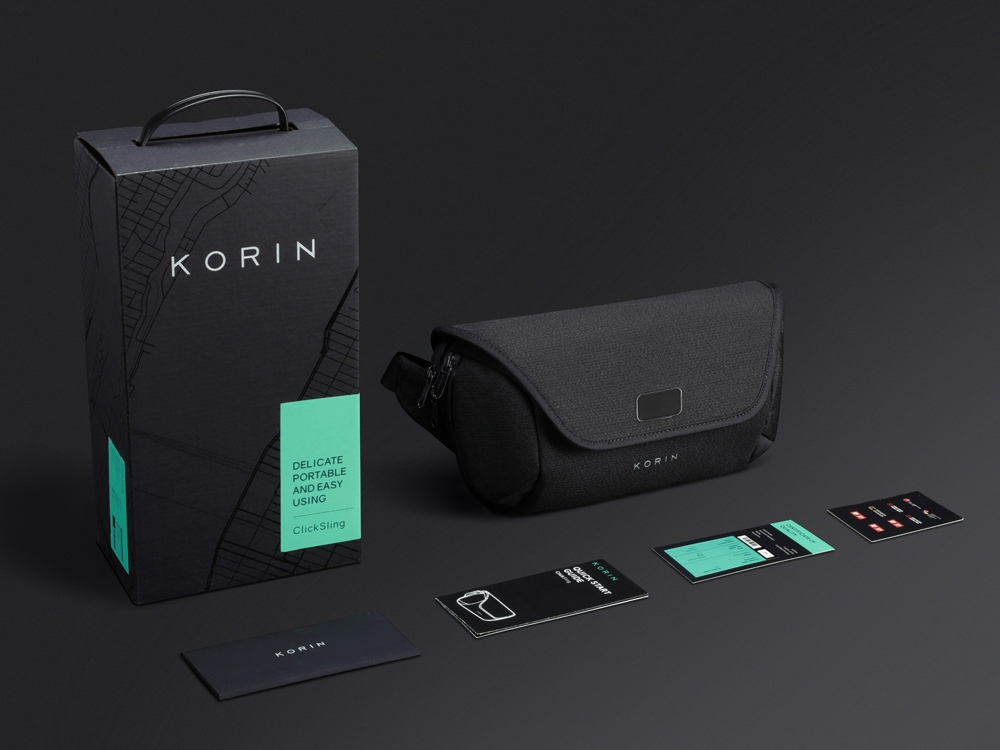 Антикражная сумка на пояс Clickpack, черный-15