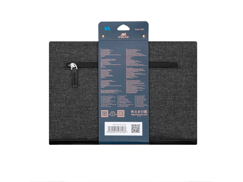 RIVACASE 8802 black melange чехол для MacBook Pro/MacBook Air 13 / 12-12