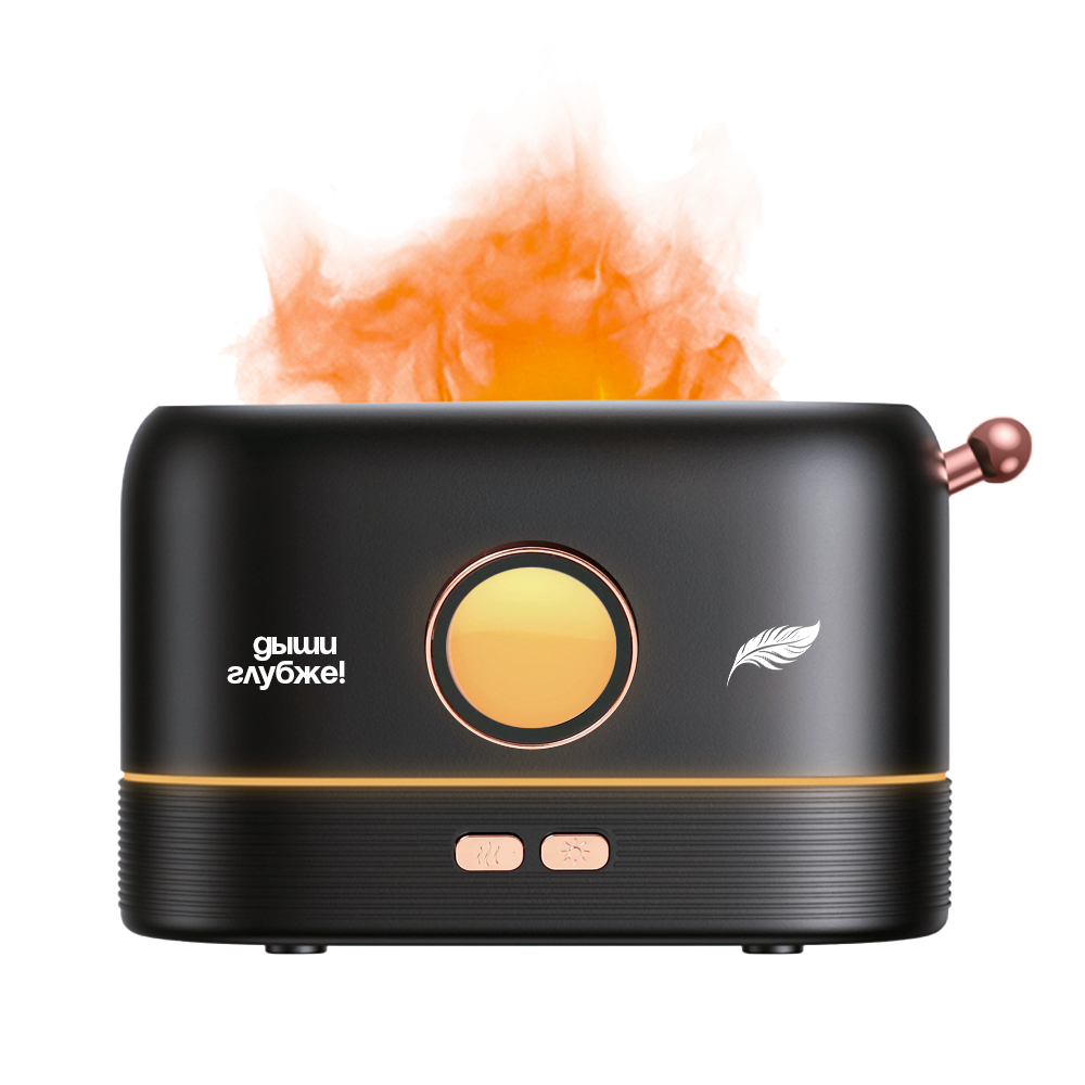 Светодиодный USB увлажнитель Milfire, Черный-1