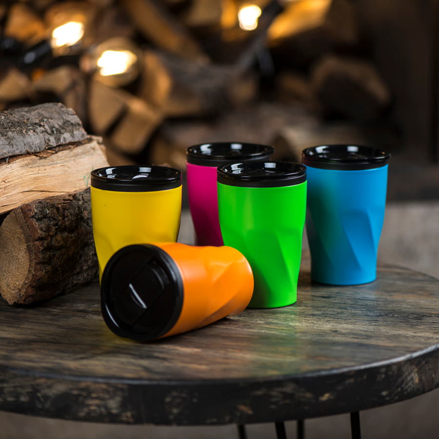 Термокружка NEON, желтый-6