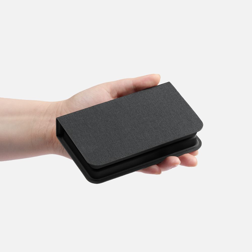 Внешний аккумулятор с беспроводной зарядкой reCover 8000 мАч, черный-3