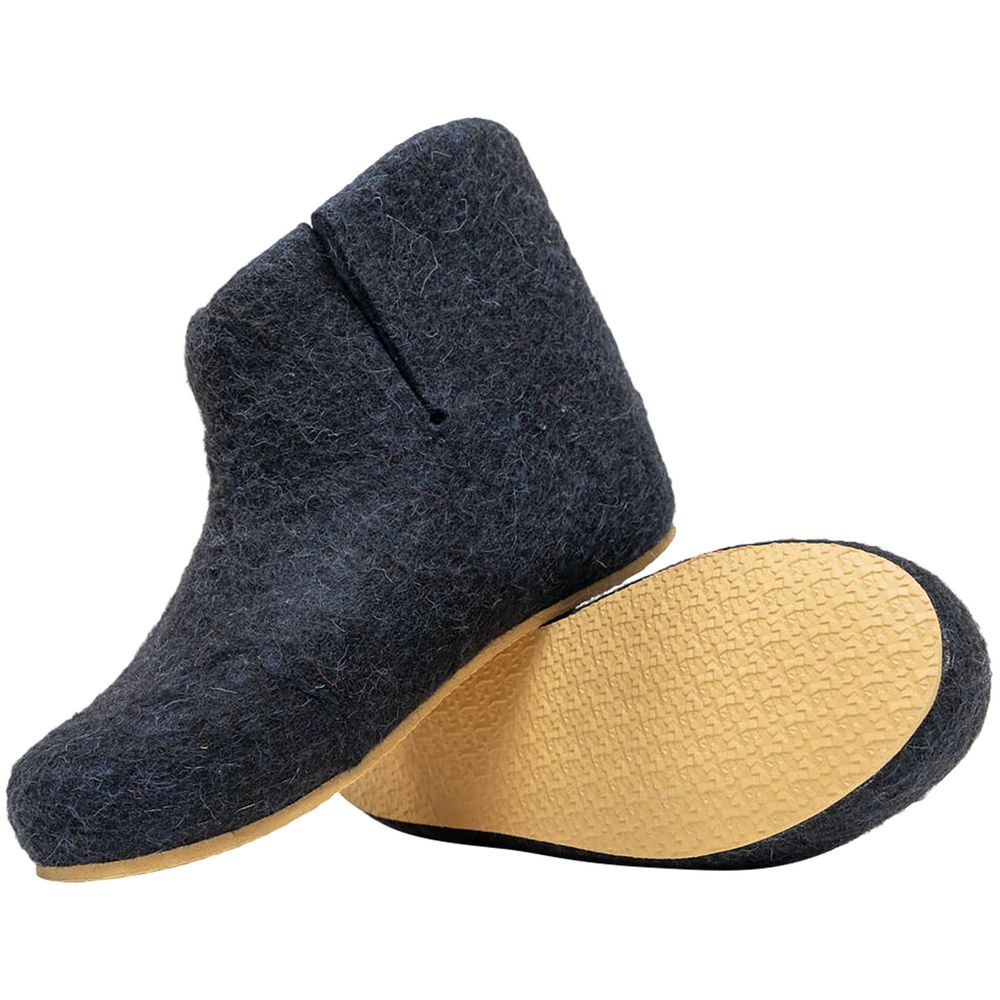 Домашние валенки Wild, темно-синие (клякса)-2