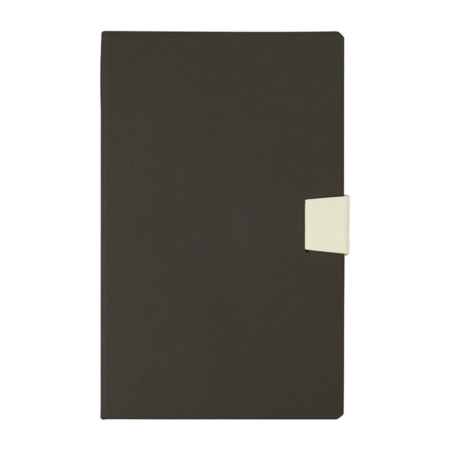 Ежедневник недатированный CANDY, формат А5, блок в клетку, темно-серый-1