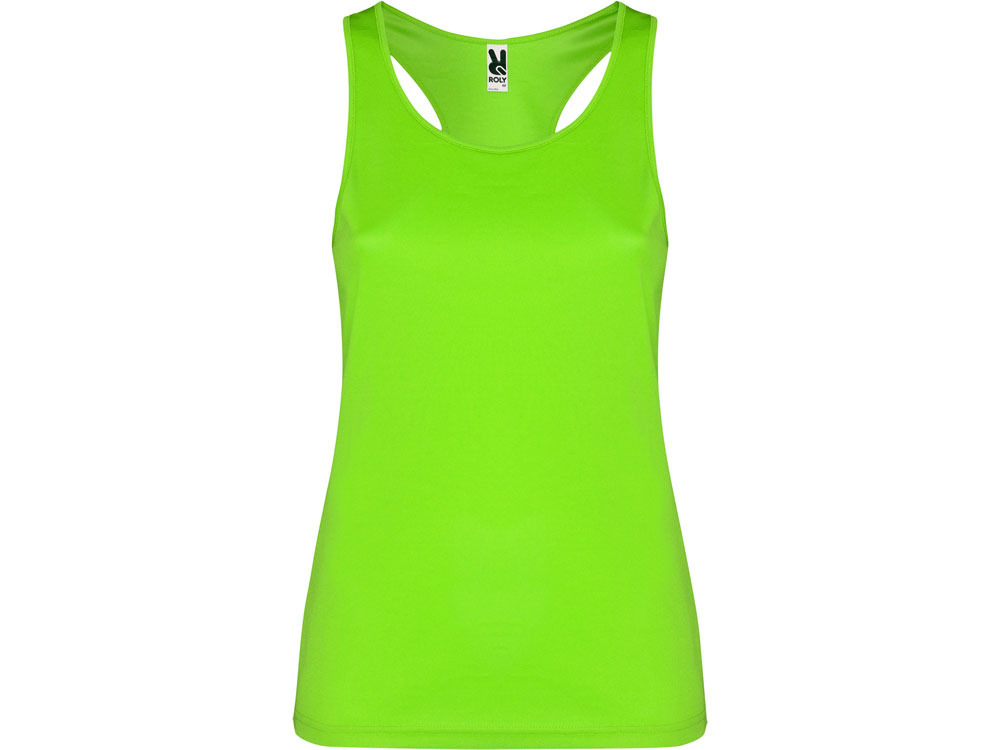 Топ спортивный Shura женский, лаймовый-0