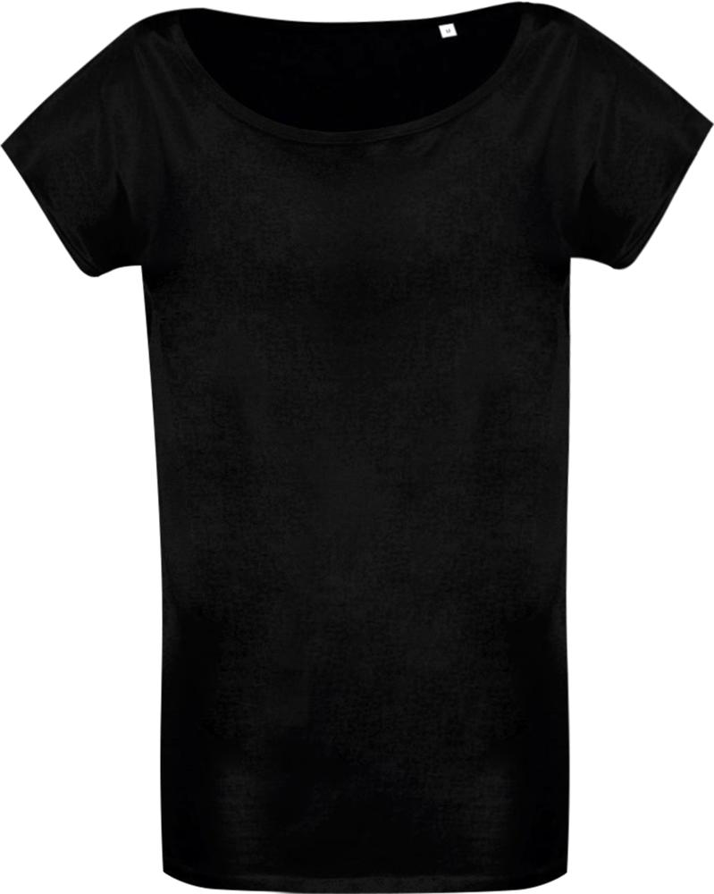 Футболка женская Marylin, черная-0