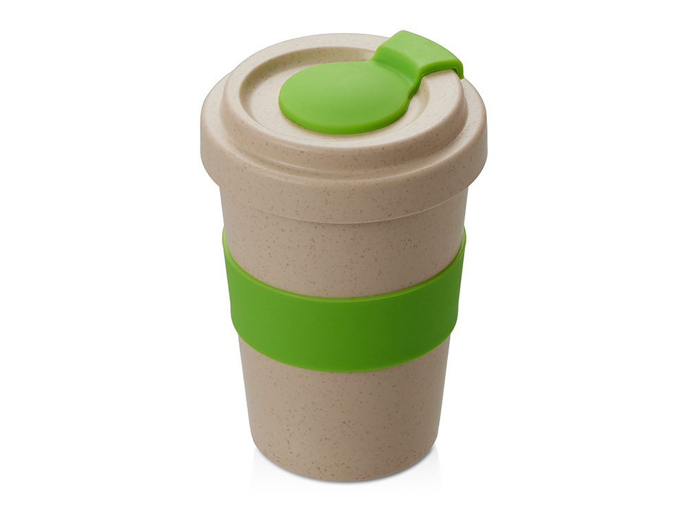 Стакан из пшеничного волокна Flava, зеленое яблоко-0