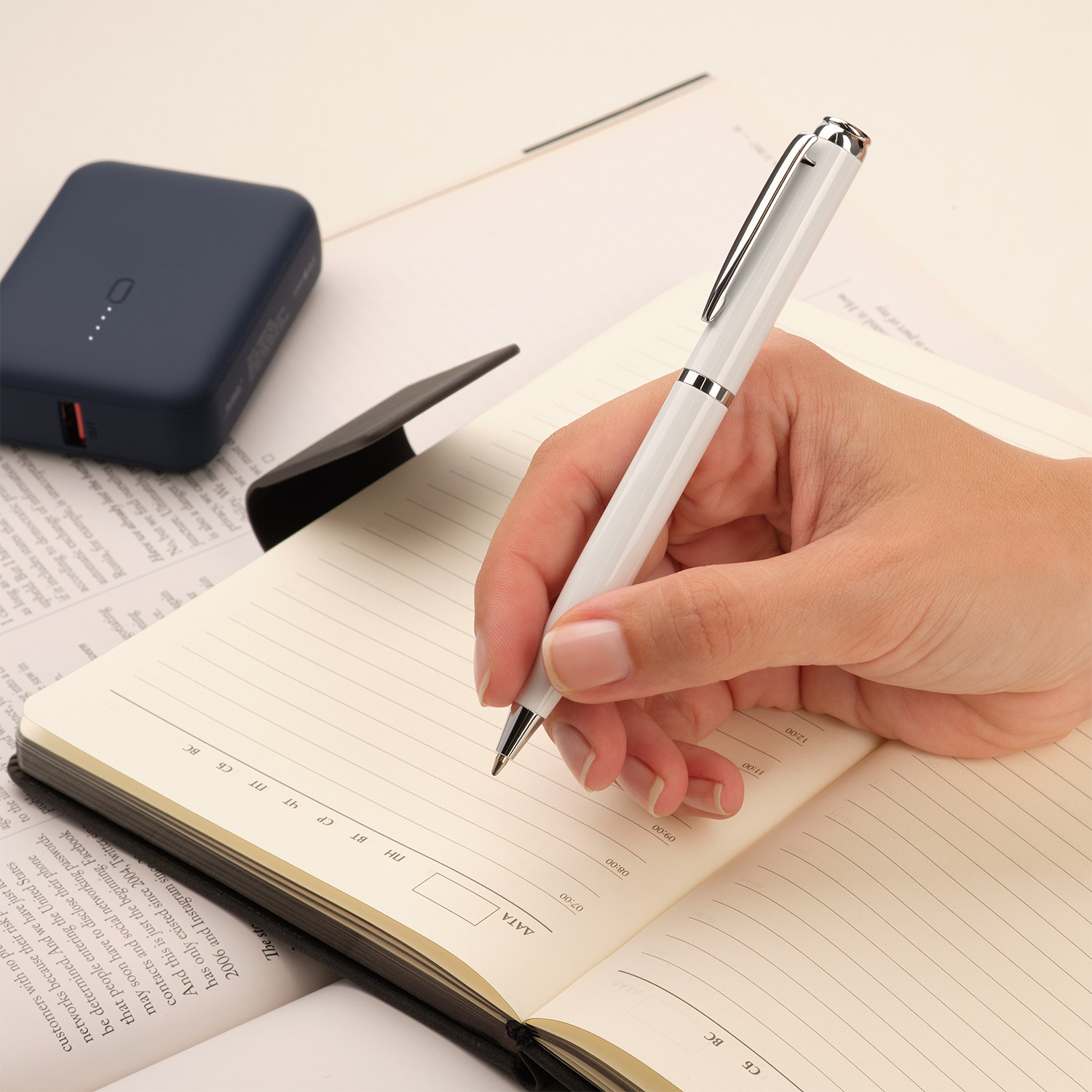 Шариковая ручка Sonata BP, белая-5