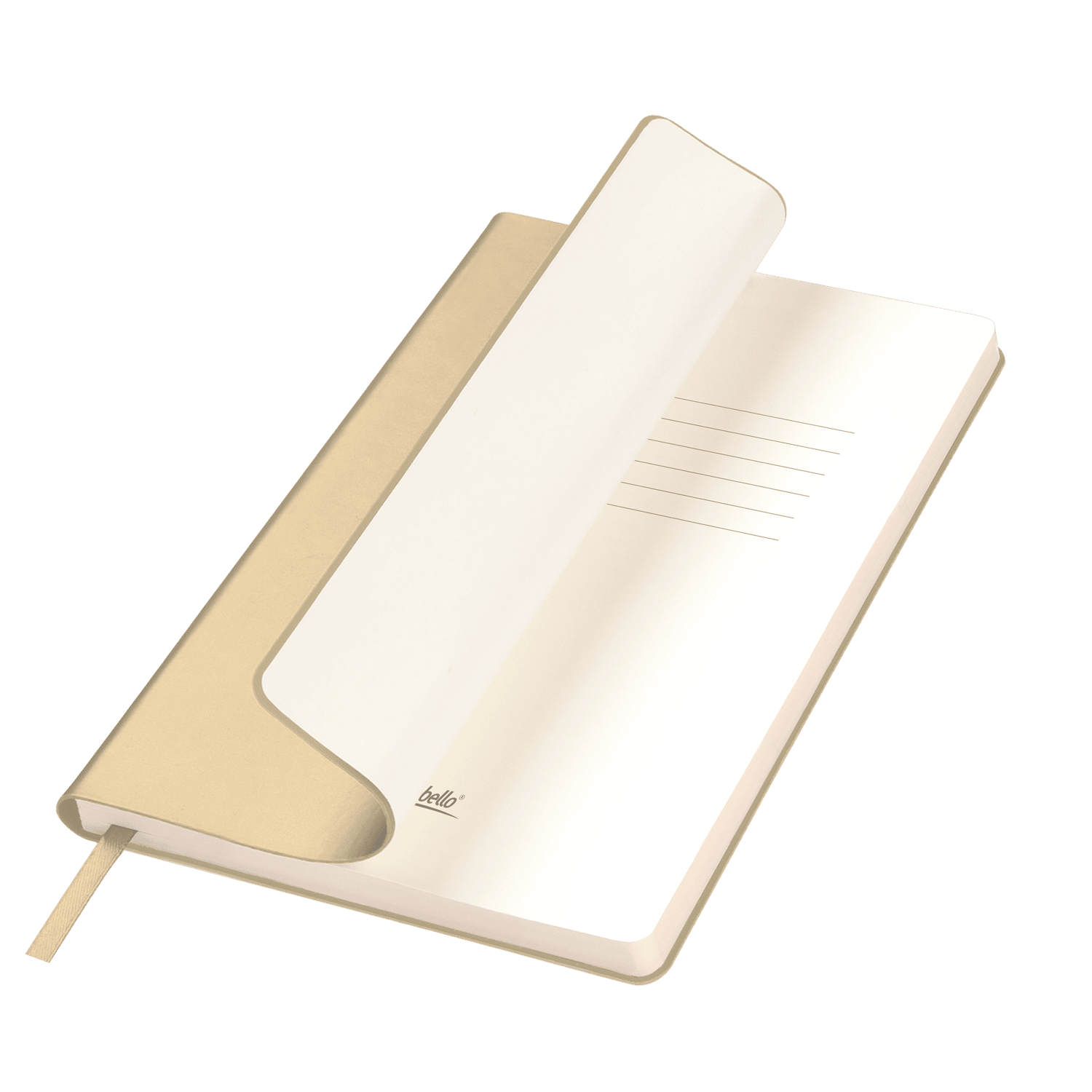 Ежедневник Spark недатированный, белое золото (с упаковкой, со стикерами)-0