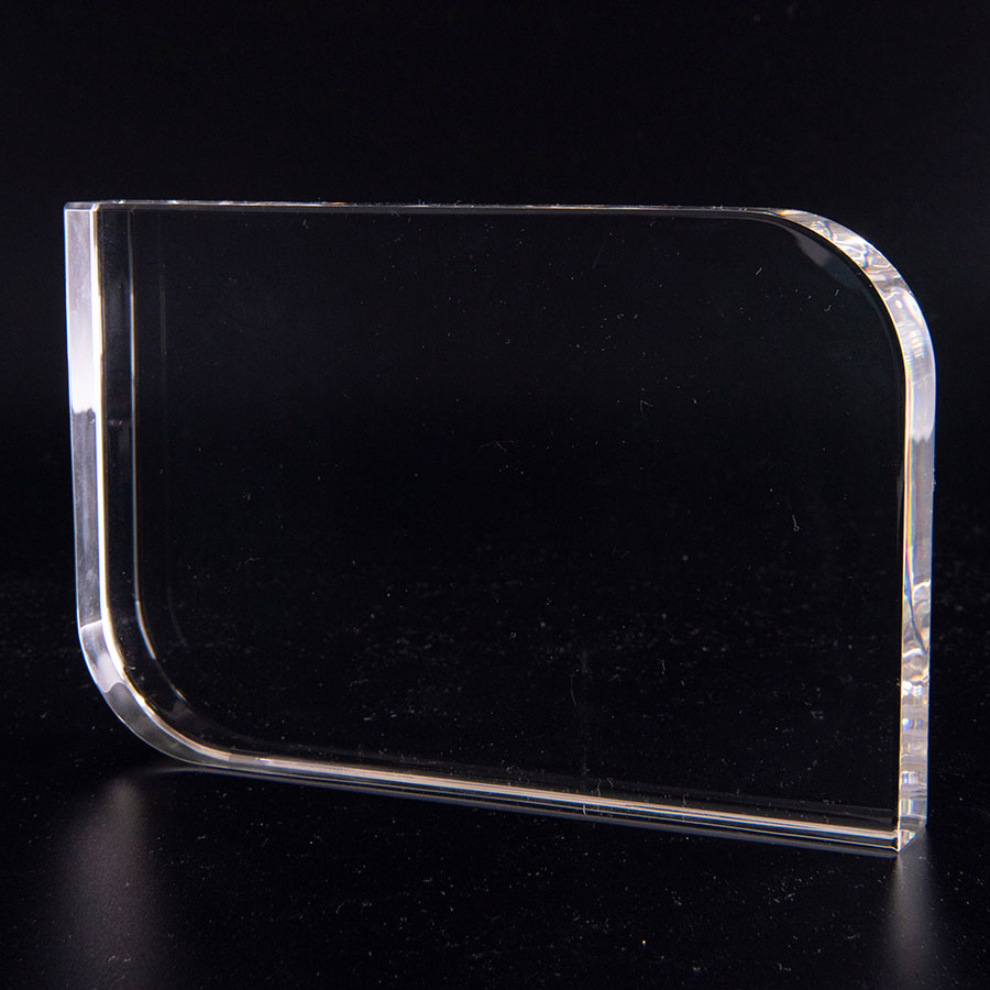 Награда HAPPY LIFE в подарочной коробке, грани с фаской, 200х131х25 мм, акрил, прозрачный-0