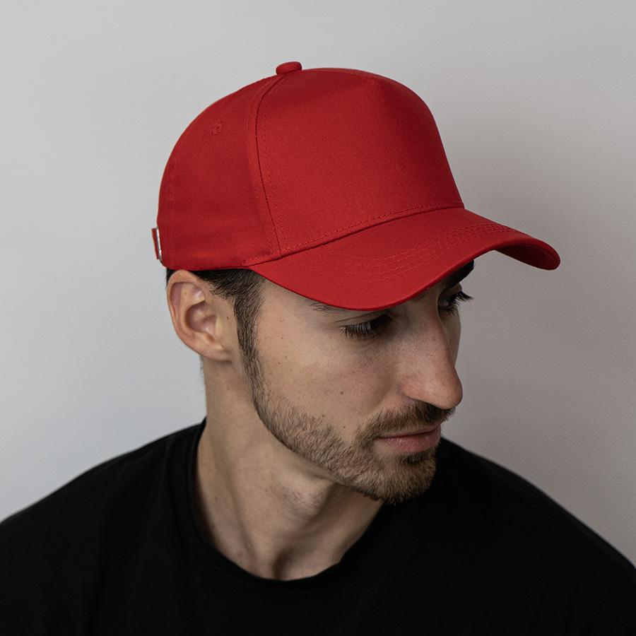 Бейсболка BREEZE 150, ярко-красный-1