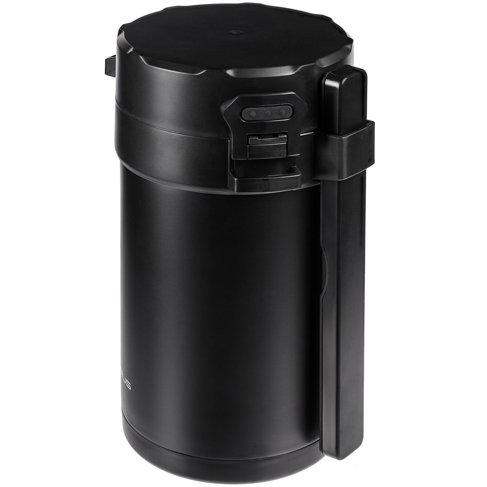 Термос для еды Jiayi в термочехле, черный-2