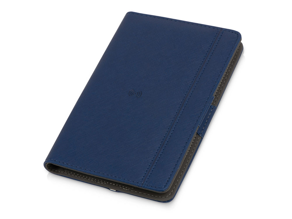 Органайзер с функцией беспроводной зарядки Manner, 5000 mah, темно-синий-0