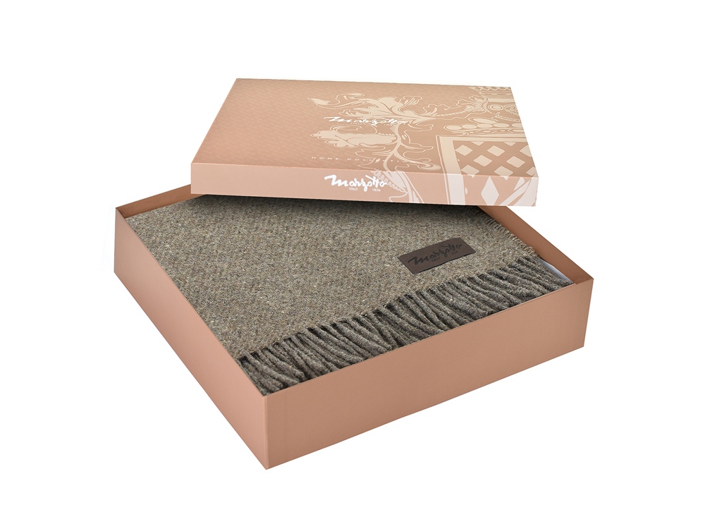 Плед MARZOTTO AREQUIPA 1007, коричневый-4